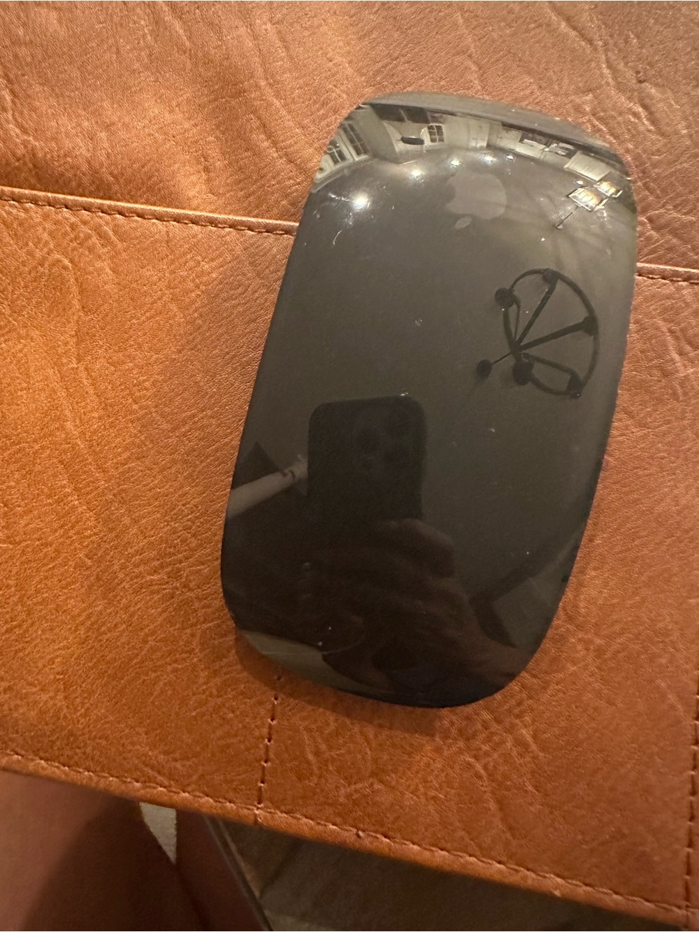 Apple Sleek Black Mouse